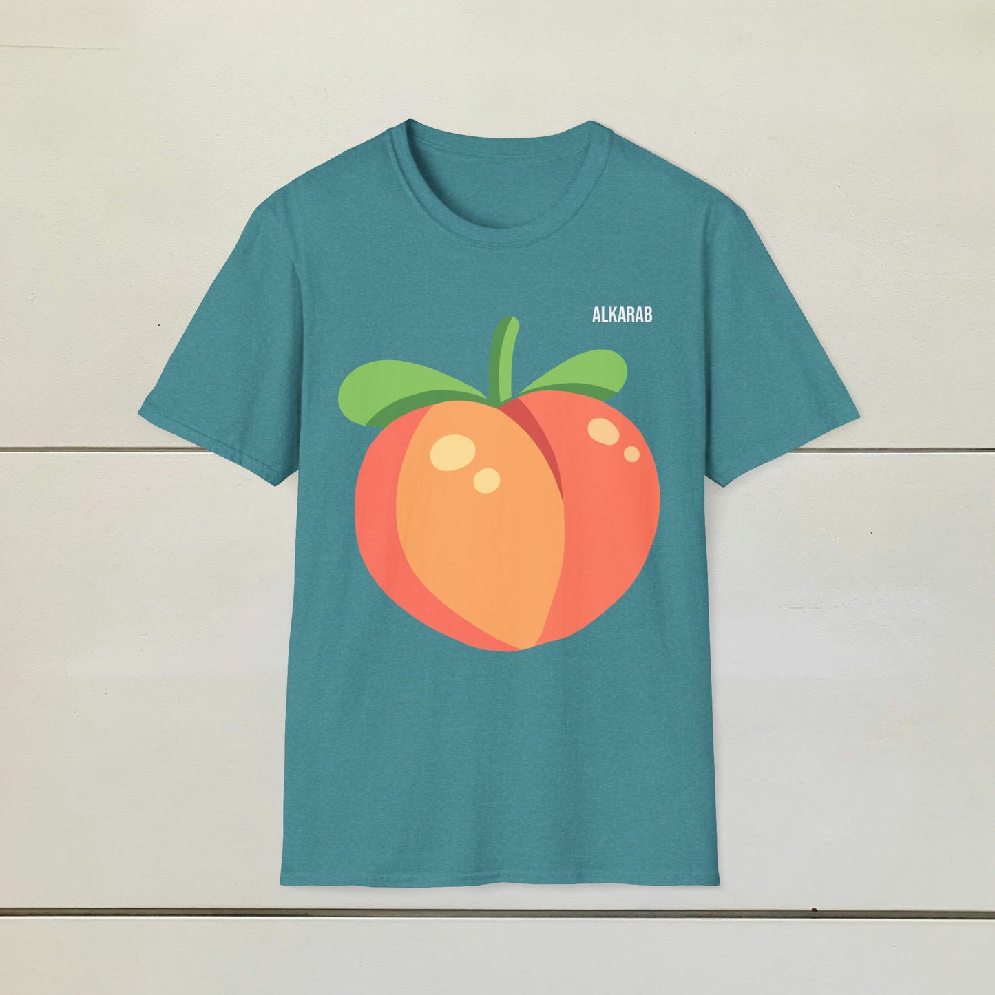 Peach Emoji T-Shirt β Funny Cheeky Meme Booty Tee | ALKARAB