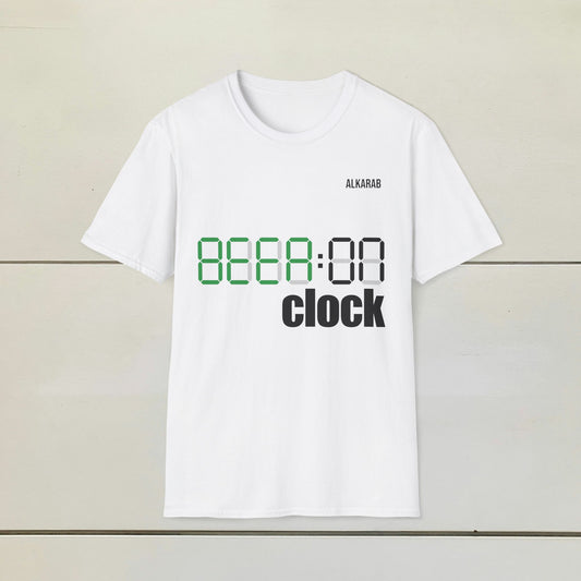 Beer O’Clock T-Shirt – Funny Drinking Party Tee | ALKARAB