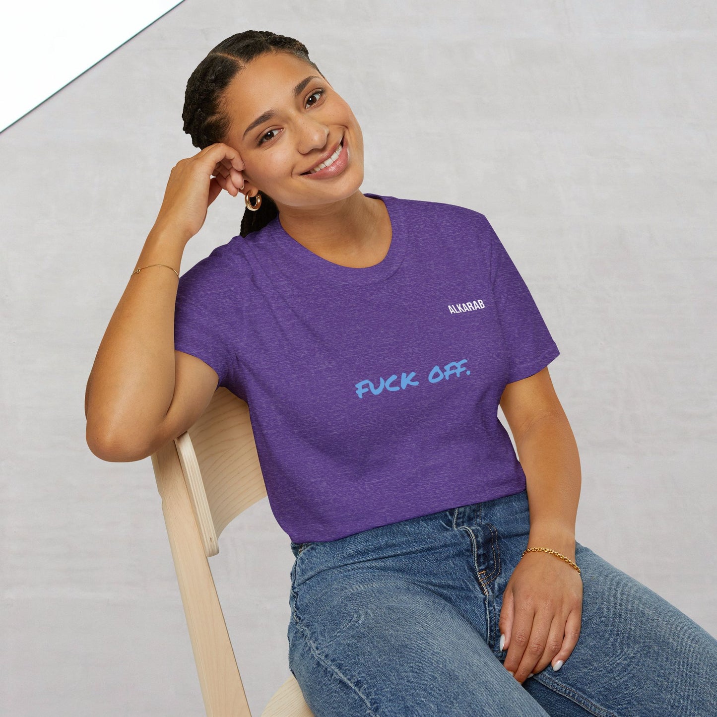 Fuck Off T-Shirt – Bold Statement Tee – ALKARAB Unisex Cotton