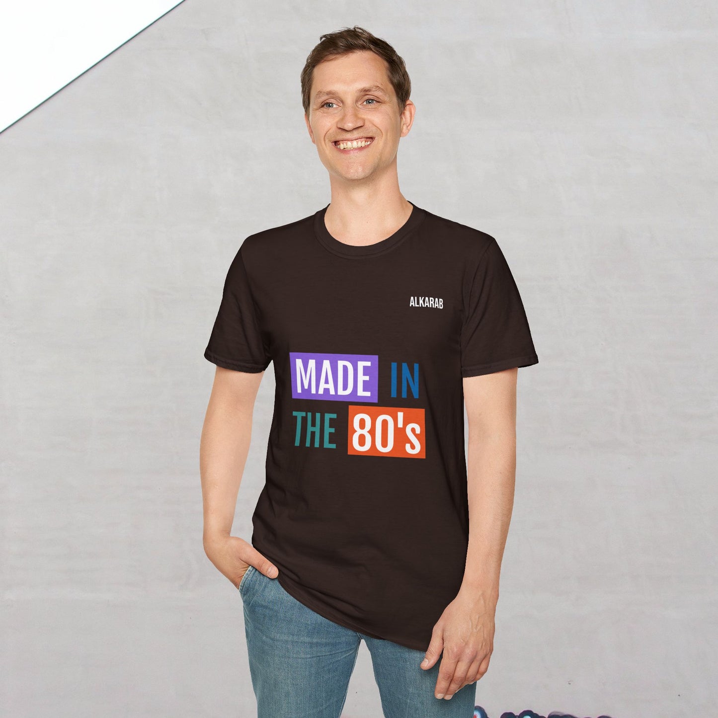 Made in the 80’s T-Shirt – Retro Birthday Gift Tee | ALKARAB